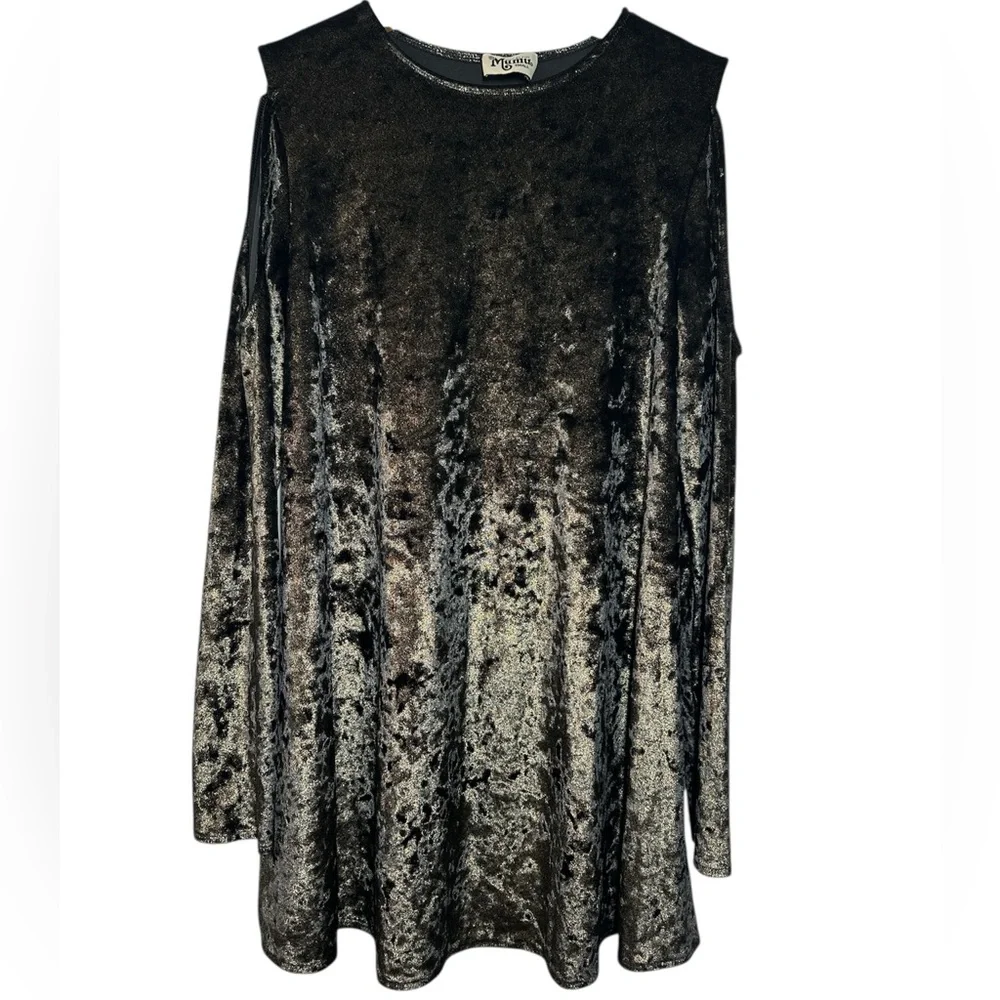 Show Me Your Mumu Velvet Teddy Mini Dress - Picture 2 of 6